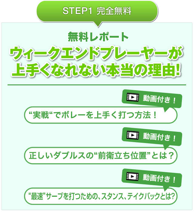 テニス再生への道 テニス再生への道